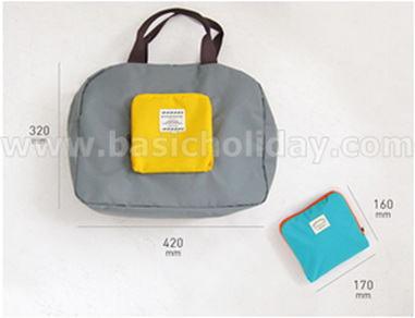กระเป๋าผ้าเดินทางอเนกประสงค์ พับเก็บได้ ใบใหญ่ สำหรับเดินทาง กระเป๋าผ้า กระเป๋าถือ ทำของแจก ของขวัญแจก สกรีนฟรี